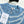 Chanel 25P Cardigan Light Blue Mix White Cashmere 237300