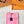 LV 25 Washed Powder Embroidery Round Neck T-shirt Pink Cotton