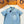 LV 25 Denim Pocket Embroidered Short Sleeve Shirt Blue Cotton