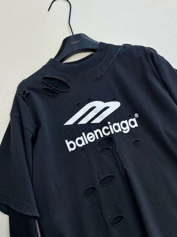 Balenciaga 25 Long-sleeved Tank Top Black Cotton 0035