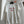 T-shirt brodé Miumiu 2026 à manches courtes en coton blanc et gris 810778