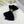 FORCINA IN VELLUTO NERO CON LOGO ORO 387059