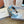 LIGHT BLUE MIX PALE GRAY FABRIC HAIRBAND WITH PEARL 410863