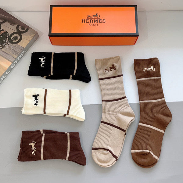 KNEE-HIGH SOCKS 419067 (1 BOX)