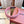 THICK HAIR BAND IN PINK RAW FABRIC 423577