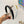 HEADBAND IN BLACK PATENT CALFSKIN SILVER LOGO 427344