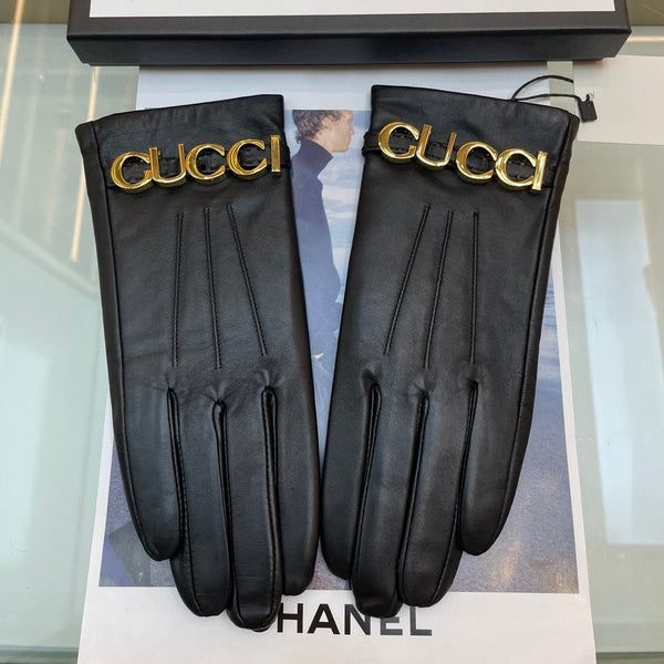 EUROPEAN GLOVES IN BLACK LAMBSKIN WITH CASHMERE LINING 376727
