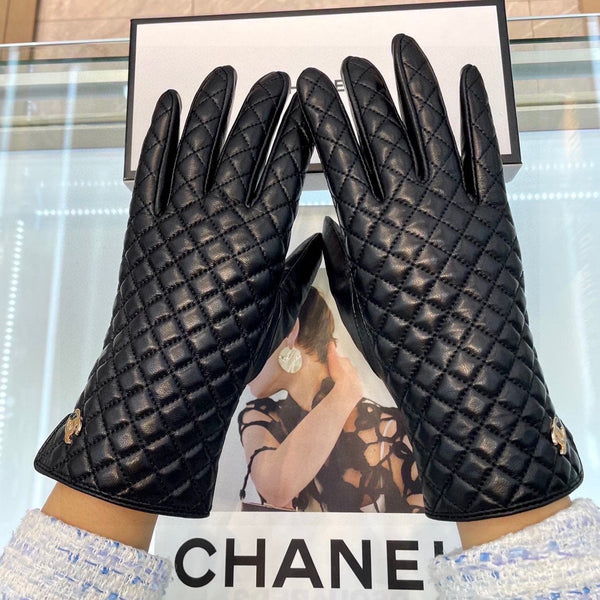 GLOVES IN BLACK LAMBSKIN 463832