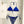 Haut et bas de bikini Versace bleu multicolore 201828