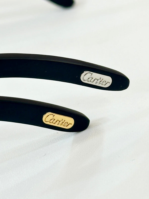 PANTHÈRE ROUND FRAME SUNGLASSES CT0561S IN METAL