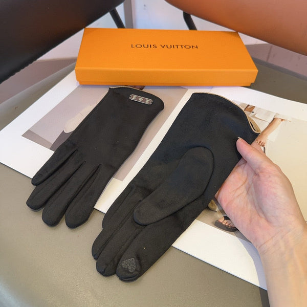 GLOVES IN BLACK WOOL 429272