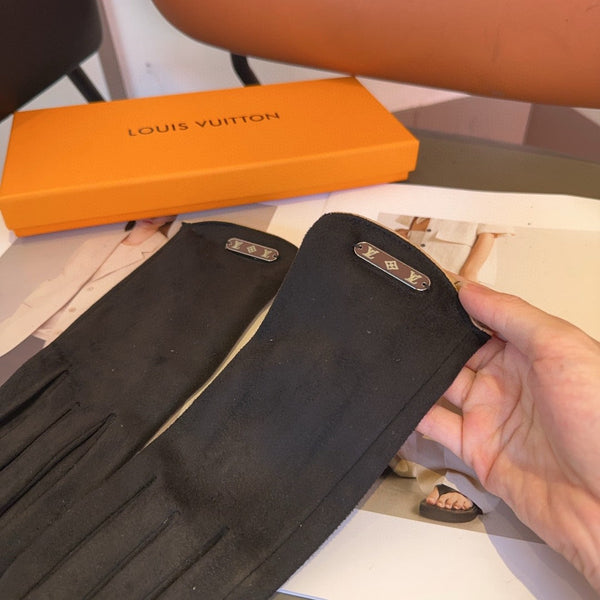 GLOVES IN BLACK WOOL 429272