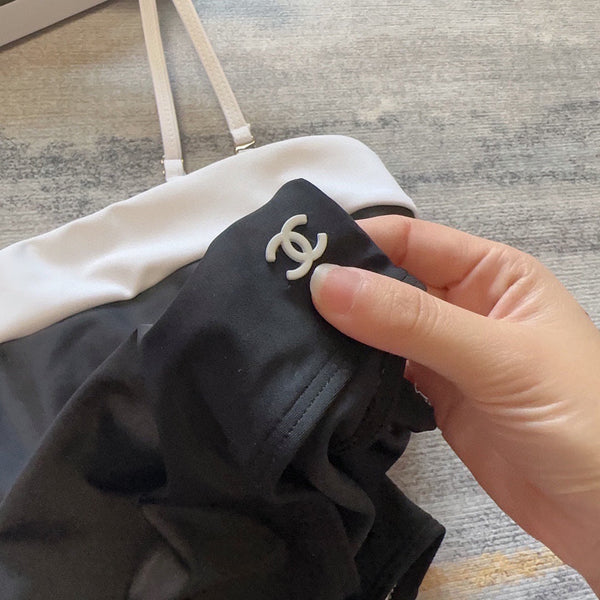 Maillot de bain une pièce CC Noir Blanc 201872