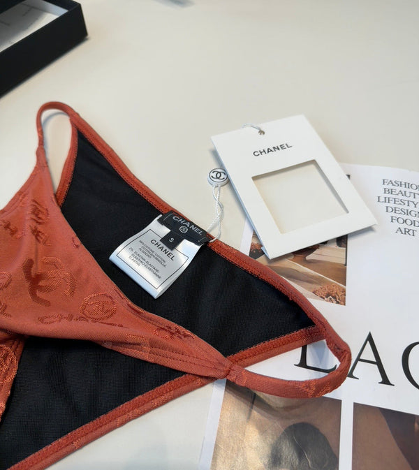 Chanel 26s Maillot de Bain Deux Pièces Bikini 218297
