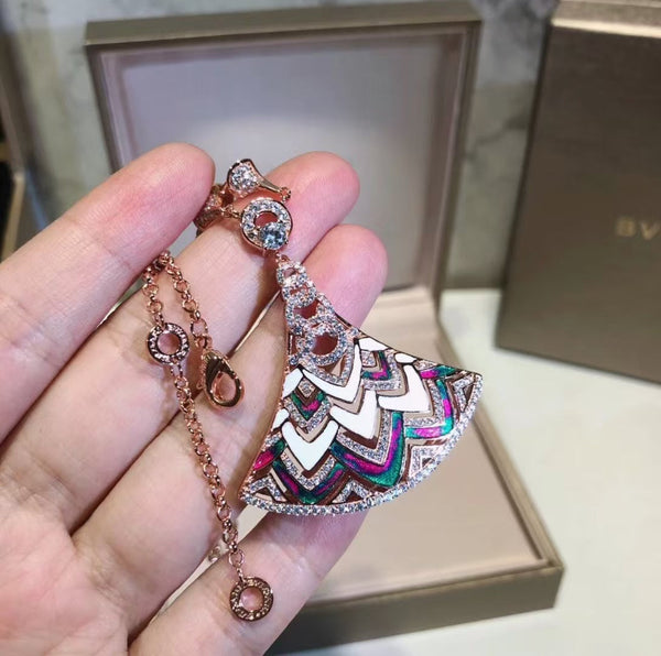 BVL Camouflage Necklace Pink Gold