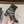CC LOW CUT BOOTS IN BLACK STRETCH LAMBSKIN AND GROSGRAIN WITH PEARL CHAIN