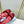PRA MARY JANE PUMPS CHERRY CALFSKIN