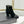 CC Ankle Boot 65 Black Suede Grosgrain Leather Strap