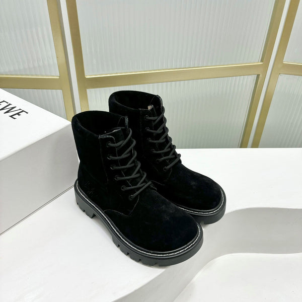 Loewe Sierra Boot Black Suede 549696