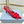 Prada Mesh Stiletto Sandals 7.5 Red Sheepskin 606006
