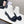 CC Combat Boots In White Mix Black Quilted Lambskin  944577