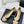 CC 25P Ballerine Hollow Double C 50mm Beige Nero Rafia 265636