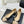 CC 25P Ballerine Hollow Double C 15mm Beige Nero Rafia 265640