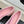 Chanel 25 Ballet Flat 50mm Pink Black Woven Lambskin 473052