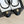Chanel 25 Ballet Flat 50mm White Black Woven Lambskin 473053