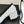 Chanel 25 Ballet Flat 50mm White Black Woven Lambskin 473053