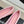 Chanel 25 Ballet Flat Pink Black Woven Lambskin 473054