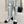 CC Classic Long Boots Block Heel 90mm Sliver Metalic Calfskin 465392