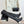 Chanel 25 Double C Giant Pearl Heel Long Boot Black White Sheepskin 465413