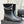 Chanel 25 Four-Leaf Clover Pearls Double C Boots Black Woven Sheepskin 465405