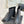 Chanel Double C Colorblock Heel Boot Black Sheepskin 465416
