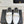 CC 25s Double C Buckle Half-Length Slippers White Calfskin 557700
