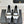 Mocassins à double boucle C en cuir de veau noir et blanc CC 25s 557705