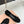 Miu Classic Bow Letter Ballet Flat Black Suede 571003