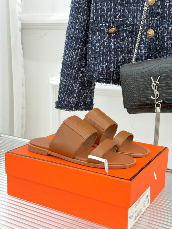 HM 26WF Monica Sandal Brown Sheepskin 642855
