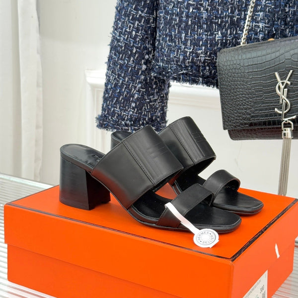 HM 26WF Monica 60 Sandal Black Sheepskin 642861