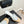 CC Woven Square-Toe Slippers Beige White Leather 825774