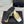 CC Woven Square-Toe Slippers Sliver Gold Metalic Leather 825777