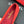 CC 26s Buckle Square Toe Ballet Flat Red Suede 829735