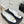 CC 26s Buckle Square Toe Ballet Flat White Lambskin 829736