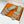 HM 26s Strappy Sandals Orange Green Sheepskin 905788
