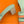 HM 26s Strappy Sandals Orange Green Sheepskin 905788