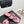 CC 26s Thong Sandal Black Pink Lambskin Patent Leather 917804