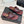 CC 26s Thong Sandal Black Burgundy Lambskin Patent Leather 917806
