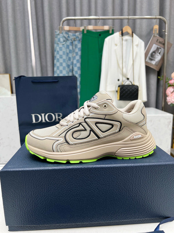 CD B30 SNEAKER KHAKI MESH FABRIC