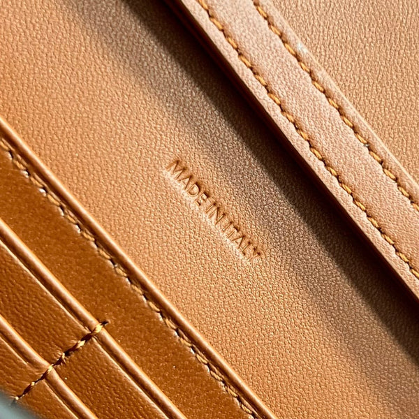 Celine WOC Triomphe Brown Cowhide